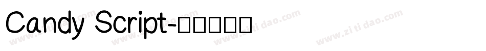 Candy Script字体转换